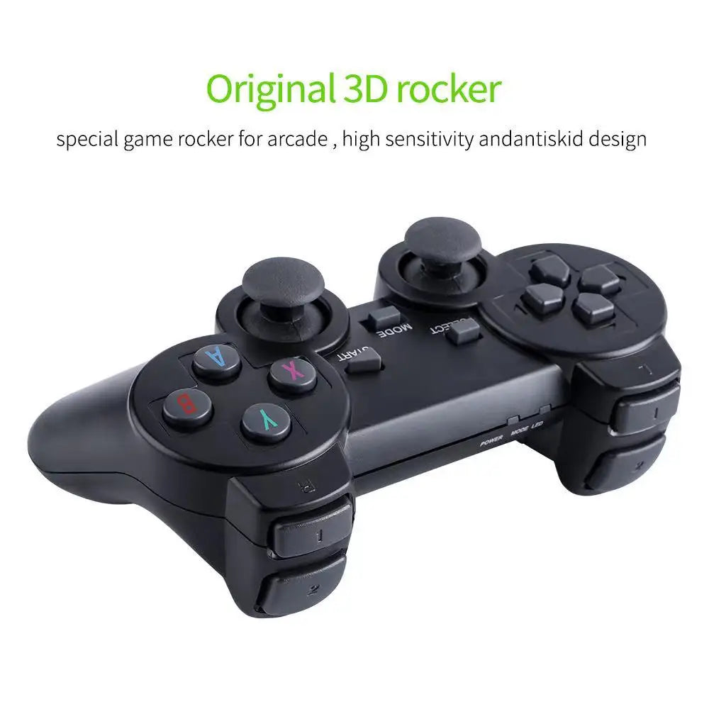 Video Game Console 2.4G Double Wireless Controller Game Stick 4K 20000 Games 64GB 32GB Retro Games for TV Boy Gift